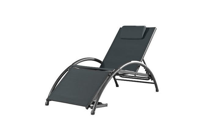 Dockside Sun Lounger - Aluminum - JUST Hammocks