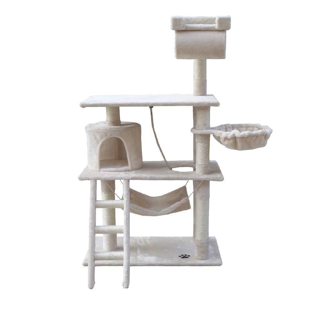 i.Pet 141cm Cat Scratching Post - Beige - JUST Hammocks
