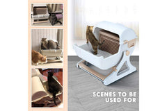 Cat Litter Box Pet Semi Automatic Cat Toilet - JUST Hammocks