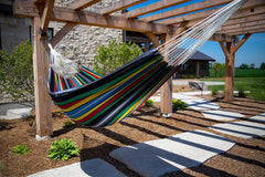 Brazilian Style Hammock - Double Size (Rio Night)