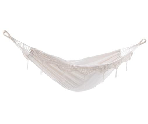 Brazilian Style Hammock - Double (Natural with Fringe) - JUST Hammocks