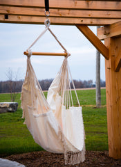 Brazilian Hammock Swing Chair in Natural - JUST Hammocks