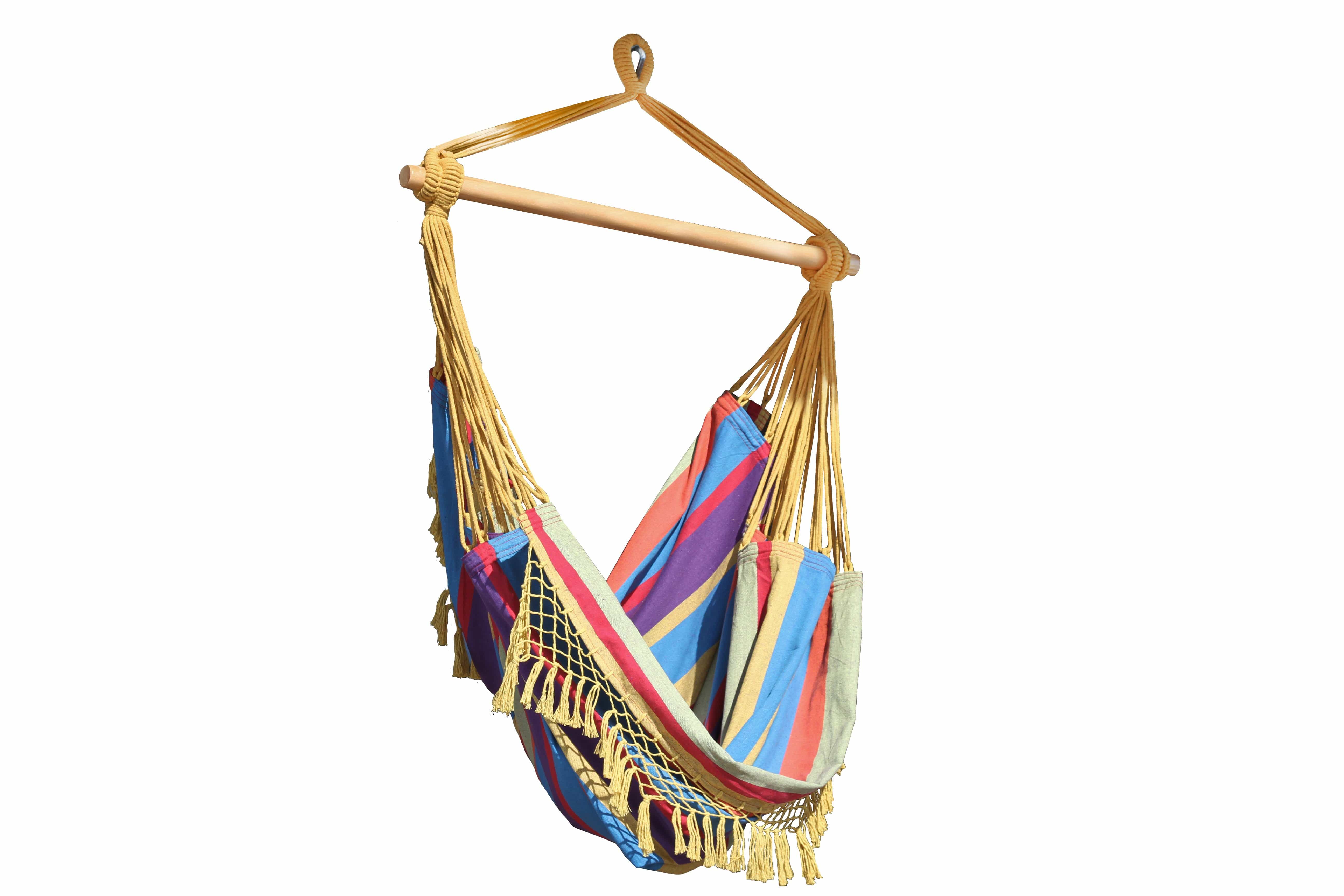 Brazilian Hammock Swing Chair in Tropical - JUST Hammocks