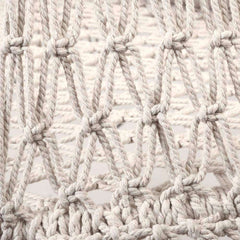 Cream Boho Cotton-Blend Hammock Swing Chair - JUST Hammocks