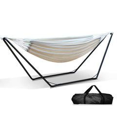 Cream Bella Cotton Hammock Bed with Stand - JUST Hammocks