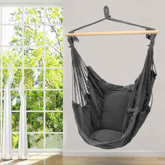 Deluxe Hanging Hammock Chair With Cushions - JUST Hammocks