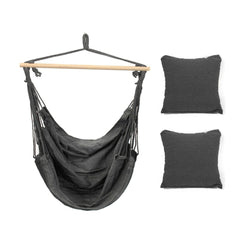 Deluxe Hanging Hammock Chair With Cushions - JUST Hammocks