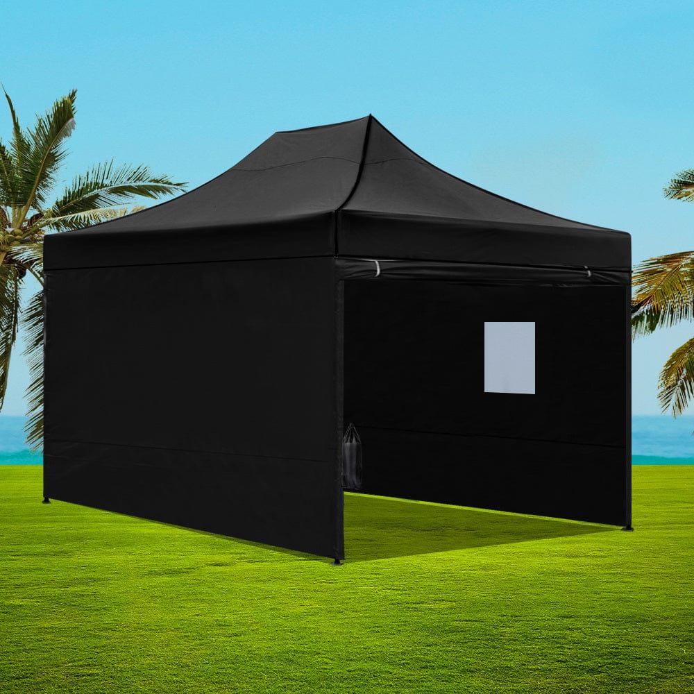 Instahut Gazebo Pop Up Marquee 3x4.5 Outdoor Tent Folding Wedding Gazebos