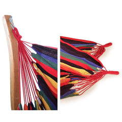 Free Standing Chair Hammock with Wooden Stand - JUST Hammocks