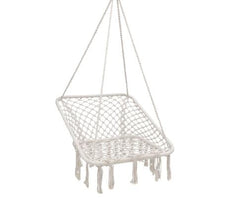 Hanging Rope Portable Swing Hammocks Cream - JUST Hammocks