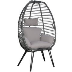 Nest Egg Chair with Legs - Moonstone