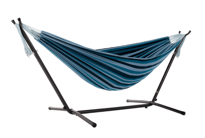 Hammock Combo - Double Blue Lagoon Hammock with Stand (250cm) - JUST Hammocks
