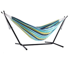 Double Cotton Hammock with Metal Stand Combo (250cm)