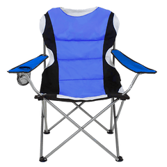 2x Folding Camping Arm Chairs Portable Outdoor Garden Fishing Tourer