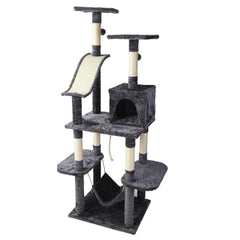 i.Pet Cat Tree Trees Scratching Post Scratcher Toys Condo House Furniture Wood - JUST Hammocks