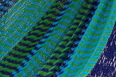 Deluxe Outdoor Cotton Mexican Hammock  in Caribe  Colour - JUST Hammocks