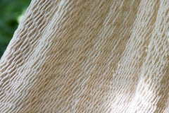 Deluxe Outdoor Cotton Mexican Hammock  in Cream Colour Queen Size - JUST Hammocks