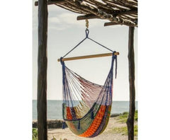 Extra Large Mexican Hammock Chair in Outdoor Cotton Colour Mexicana - JUST Hammocks