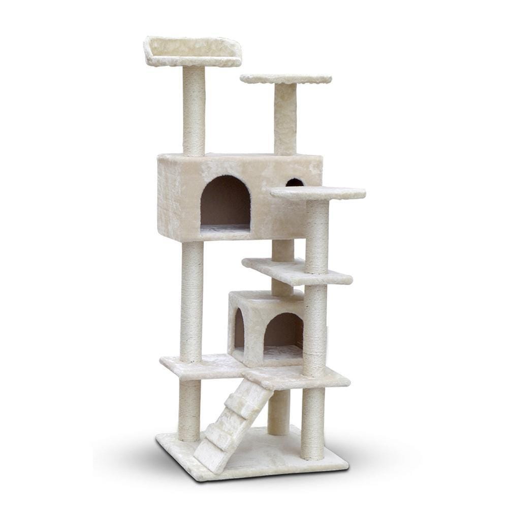 i.Pet 134cm Cat Scratching Post - Beige - JUST Hammocks