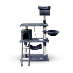 i.Pet 141cm Cat Scratching Post - Grey - JUST Hammocks