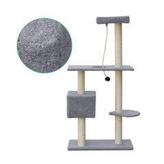 i.Pet 145cm Cat Scratching Post - Grey - JUST Hammocks