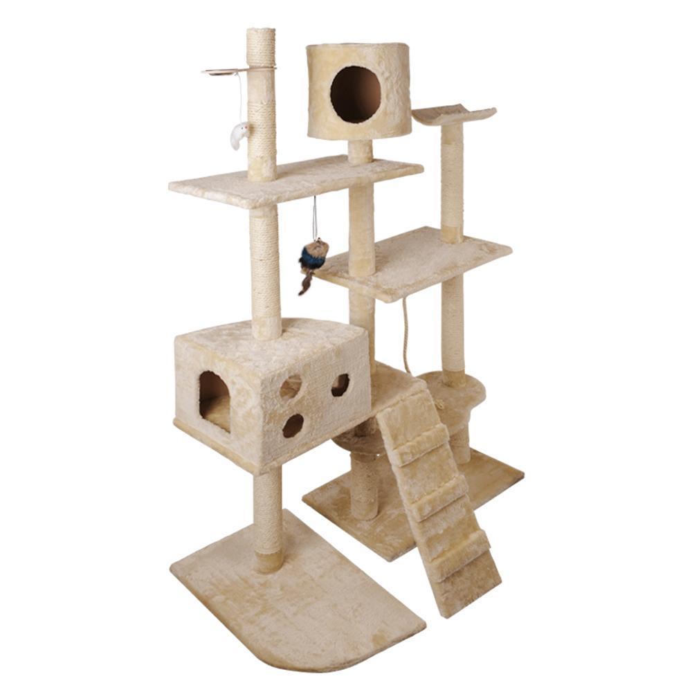 i.Pet 170cm Cat Scratching Post - Beige - JUST Hammocks