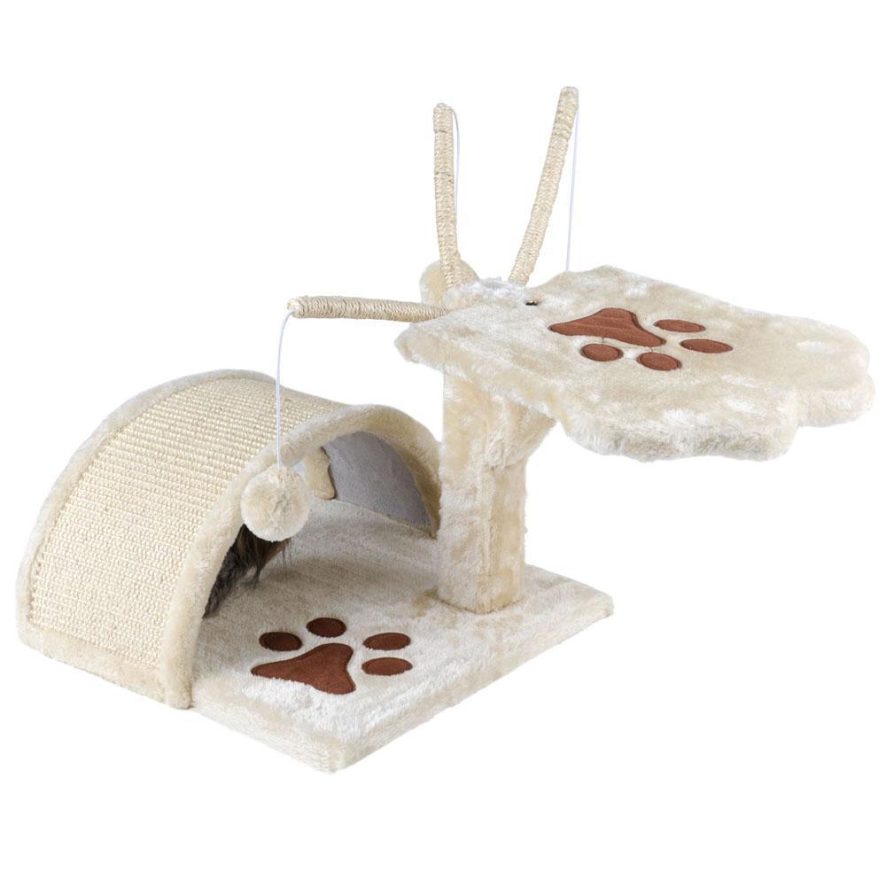 i.Pet 45cm Cat Scratching Tree - Beige - JUST Hammocks