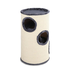 i.Pet 70cm Cat Scratching Post - Grey & White - JUST Hammocks