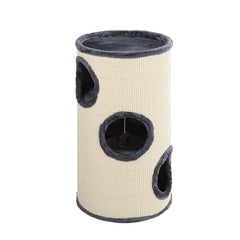 i.Pet 70cm Cat Scratching Post - Grey & White - JUST Hammocks