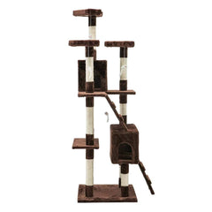 Cat Scratching Tree Post Sisal Pole 180cm Brown - JUST Hammocks