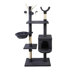 i.Pet Cat Tree Trees Scratching Post Scratcher Toys Condo House Furniture Wood - JUST Hammocks