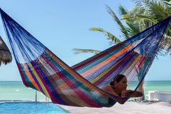 Jumbo Nylon Plus Hammock in Mexicana - JUST Hammocks