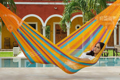 Jumbo Size Cotton Hammock in Alegra - JUST Hammocks