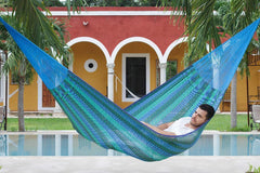 Jumbo Size Cotton Hammock in Caribe - JUST Hammocks