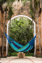 Jumbo Size Cotton Hammock in Oceanica - JUST Hammocks