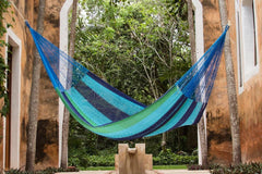 Jumbo Size Cotton Hammock in Oceanica - JUST Hammocks