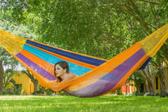 Jumbo Size Outdoor Cotton Hammock in Alegra - JUST Hammocks