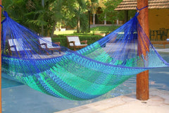 Jumbo Size Outdoor Cotton Hammock in Caribe - JUST Hammocks