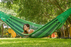 Jumbo Size Outdoor Cotton Hammock in Jardin - JUST Hammocks