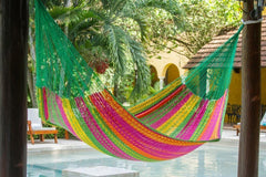 Jumbo Size Outdoor Cotton Hammock in Radiante - JUST Hammocks