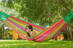 Jumbo Size Outdoor Cotton Hammock in Radiante - JUST Hammocks