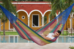 Jumbo Size Outoor Cotton Hammock in Mexicana - JUST Hammocks