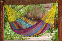 King Size Cotton Hammock in Confeti - JUST Hammocks