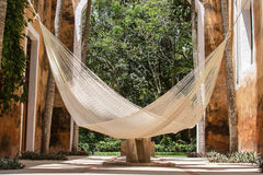 King Size Cotton Hammock in Cream - JUST Hammocks