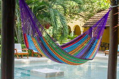 King Size Outdoor Cotton Hammock in Colorina - JUST Hammocks