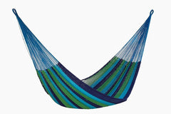 King Size Outdoor Cotton Hammock in Oceanica - JUST Hammocks
