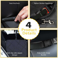 Practical Pet Seat Cover, Dog Car Seat Hammock Cover - JUST Hammocks