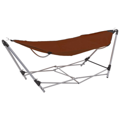 Hammock with Foldable Stand Brown - JUST Hammocks