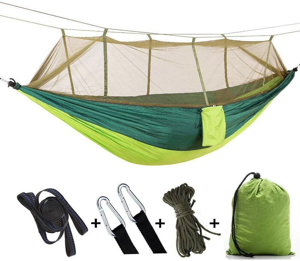 Outdoor Camping Hammock Mosquito Net Swing Sleeping Bed with Rain Fly Tent Tarp - JUST Hammocks
