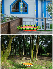 Giant 100CM Flying Saucer Tree Swing Full Set Hardwares for Indoor and Outdoor - JUST Hammocks
